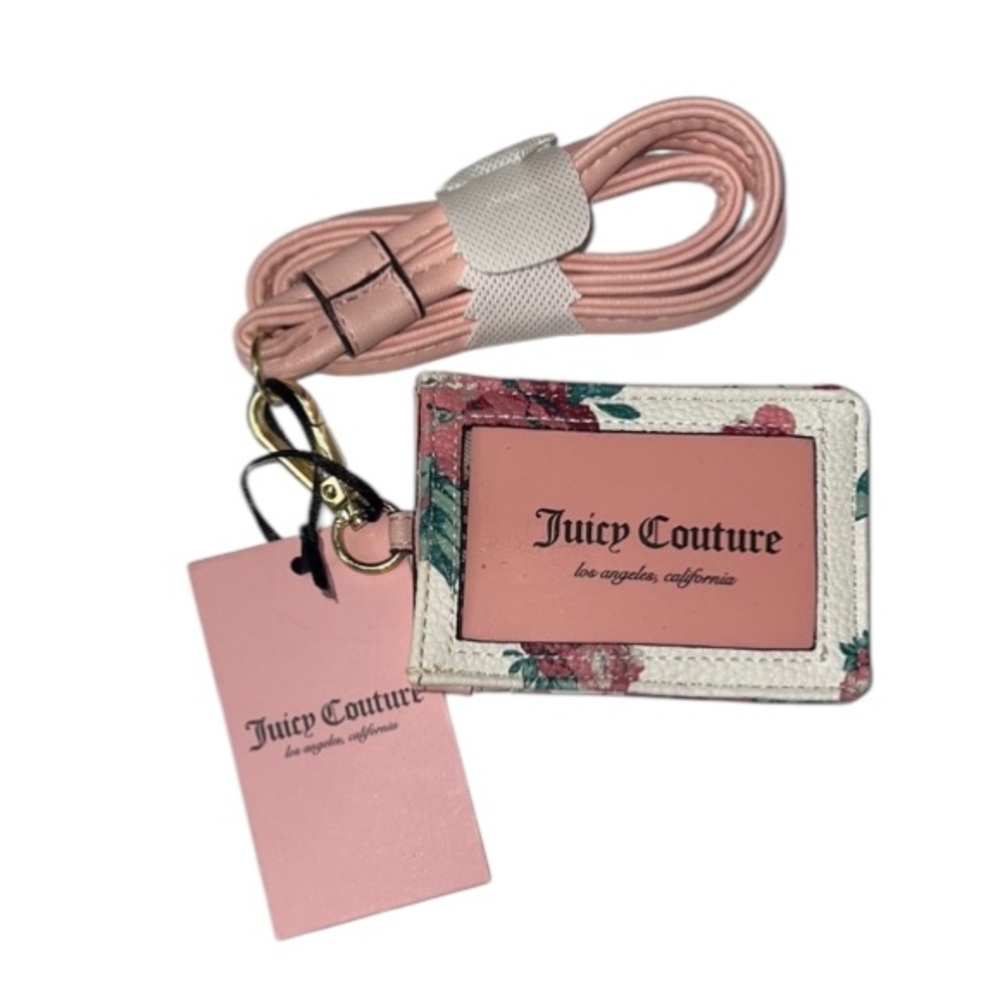 New Juicy Couture Lanyard I.D. Card Holder detachable strap - Picture 10 of 11